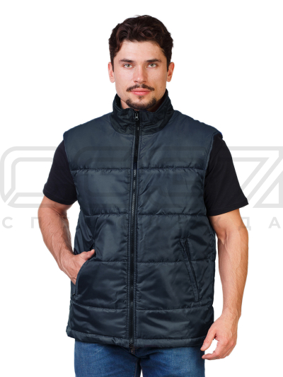 Жилет утеплённый рабочий Норд-Вест с фольгир. подкладкой цв.чёрный тк.дюспо 1