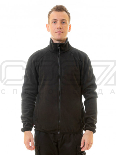 Толстовка флисовая Brodeks KS 211 цв.чёрный 1