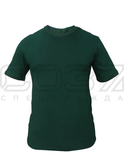 Футболка трикотажная База цв.зелёный тк.кулирка