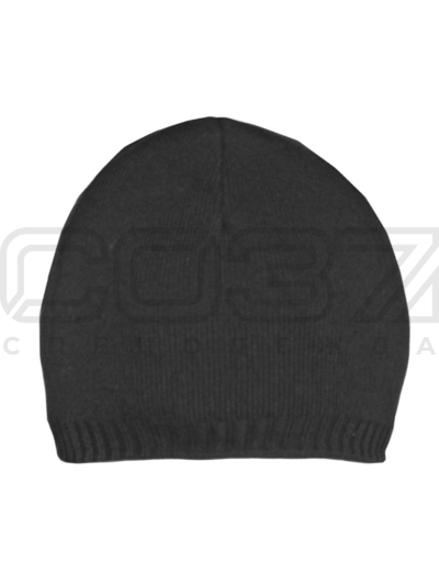 Шапка вязаная Claus 2-х нитка без отворота ут.флис цв.чёрный тк.акрил-1